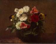 Fantin-Latour Henri Flowers in an Earthenware Vase  - Hermitage